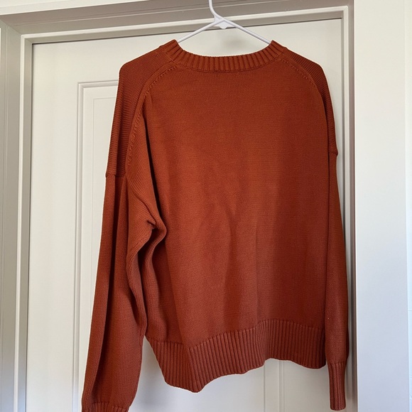 Organic Cotton Boyfriend Crew Sweater - Picture 4 of 4